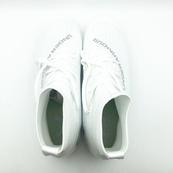 Under Armour Men Highlight MC 2.0 High Top Football Cleats Size 10 White NWOB - Picture 8 of 11